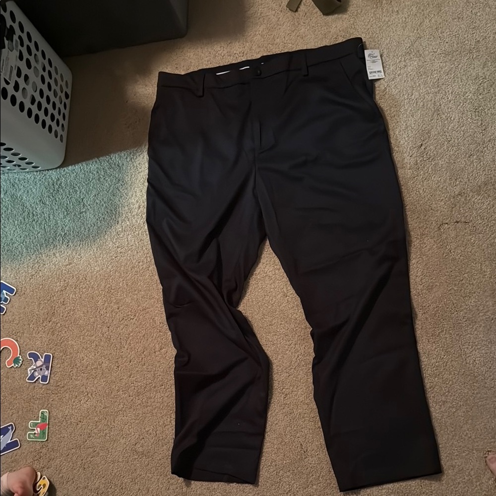 Amazon Essentials Black Dress Pants Straight Leg